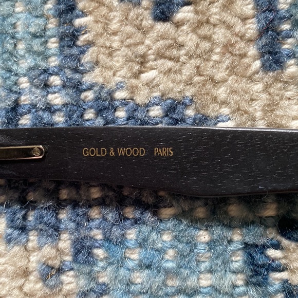 Gold & Wood Sunglasses - Picture 5 of 8